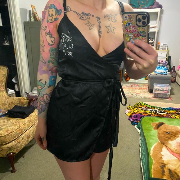 Omighty Space Wrap Dress - Picture 2 of 10